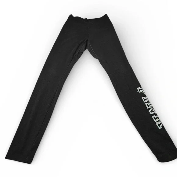 PINK Victoria Secret Women's Grey High Waisted Leggings Sz M Casual Activewear - Picture 1 of 7